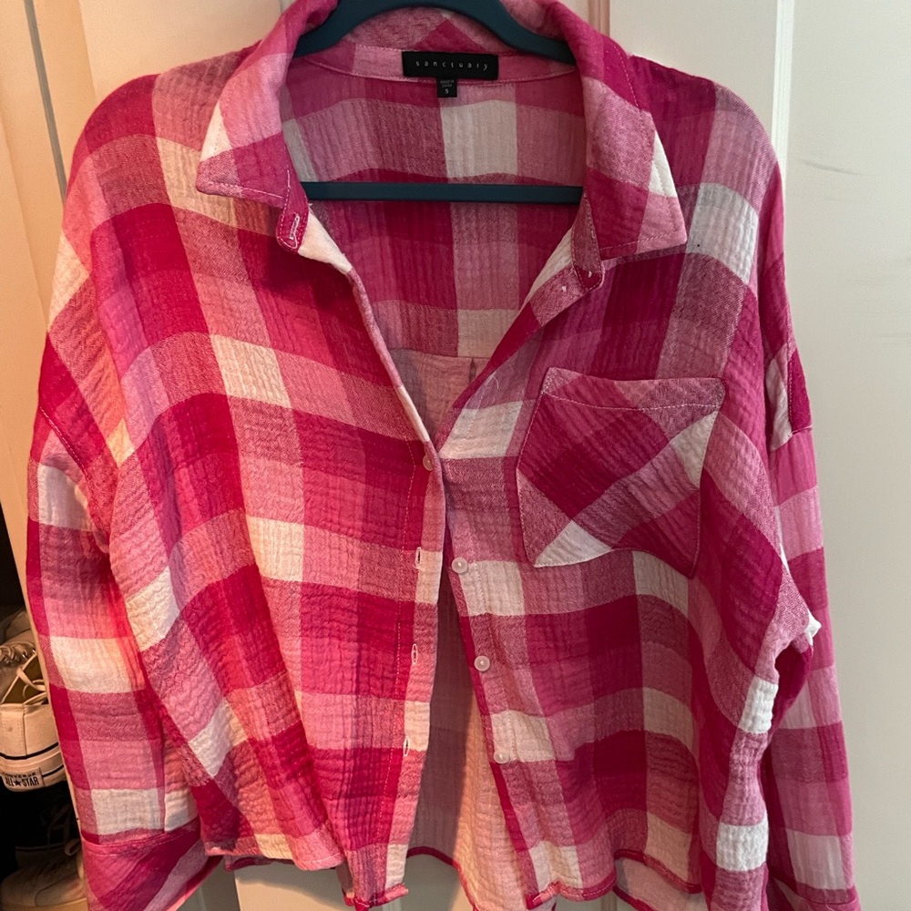 SANCTUARY button down